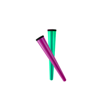 Emballage personnalisé pour la sécurité des enfants, tubes pré-roulés CR, emballage de fleurs, tubes en plastique biodégradable, tubes coniques, conteneur conique