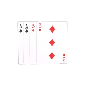 Cartes à jouer de <span class=keywords><strong>poker</strong></span> 3-en-1 : Jeu d'entraînement, accessoires de magie, tours, jouets, illusions, gadgets de rue, accessoires faciles, papier, close-up - Product Image 2