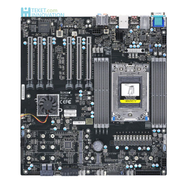 For Supermicro M12SWA-TF E-ATX Workstation Board AMD Ryzen Threadripper PRO 5000WX/3000WX with Socket SWRX8/SP3 6 PCI-E 4.0 X16