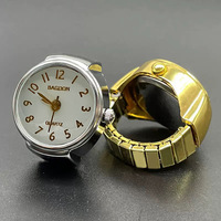 Montre de mode transfrontalière en forme d'anneau pour hommes et femmes, design minimaliste, tendance, créative, modèle personnalisé JZ0002, directement de l'usine