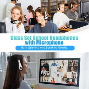 Nuovo auricolare cablato con Jack da 3.5mm Call Center professionale per computer portatili con auricolari e microfoni cablati <span class=keywords><strong>cuffie</strong></span> - Product Image 3