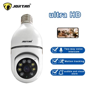 กล้องรักษาความปลอดภัยหลอดไฟไร้สาย 1080P PTZ <span class=keywords><strong>IP</strong></span> กล้องวงจรปิด E27 ไฟ LED การมองเห็นได้ในเวลากลางคืนการติดตามการเคลื่อนไหวของมนุษย์อินเตอร์เน็ตไร้สาย - Product Image 2