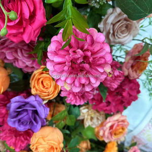 Promise Custom Silk Colorful Rose Flower Wedding Flower Centerpieces Backdrop Flower <b>Arch</b> <b>for</b> Wedding <b>Decor</b> - Product Image 3