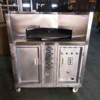 Four rotatif automatique à gaz pour pain arabe Four à disque rotatif pour pain arabe Four à gaz électrique pour pain arabe d'extérieur Four à pain roti pita