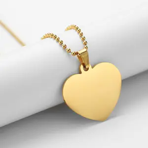 Изготовленный на заказ логотип Id Gold из нержавеющей стали в форме сердца металлические изделия изготовленные на заказ бирки для собак