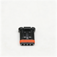 Boîtier de connecteur étanche femelle 4 broches 2,5 mm JAE MX19004S51, série MX19, pour faisceau de câbles de rétroviseur automobile