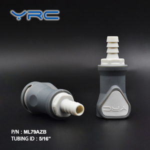 Conector rápido de plástico YRC 5/16 Envoltura de pegamento TPE Asiento de montaje sin panel - Product Image 3