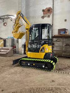 Komatsu รถขุดตีนตะขาบ PC35มือสองจากญี่ปุ่น3.5ตันพร้อมปั๊มกระปุกเกียร์สำหรับใช้ในฟาร์ม - Product Image 6