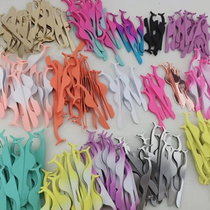 Laah <span class=keywords><strong>Applicator</strong></span> In Logo Thép Không Gỉ Giả Lash Công Cụ Trong Pouch Lông Mi Vàng Nhíp Lông Mi Kéo Lông Mày Clip Set - Product Image 6