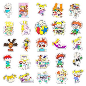50 autocollants de dessins animés très vendus, imperméables, décoratifs, pour skateboard, bagages, ordinateur portable, animation <span class=keywords><strong>Rugrats</strong></span> Go Wild - Product Image 3