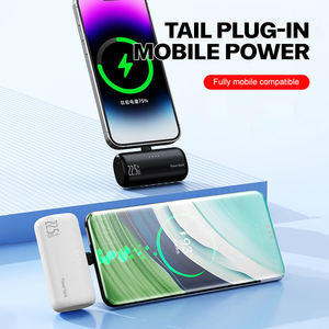 <span class=keywords><strong>Chargeur</strong></span> magnétique sans fil rapide avec logo personnalisé, 2 ports Type-C, prise UK, entrée AC, affichage numérique, <span class=keywords><strong>batterie</strong></span> externe - Product Image 5