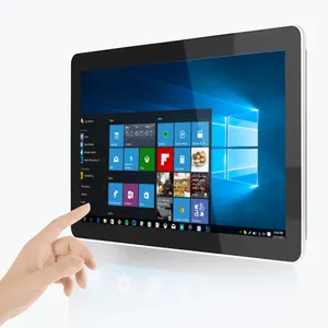 15.6 inch IP65 1920x1080 fhd fanless design capacitive touch screen embedded computers open frame industrial monitor panel pc
