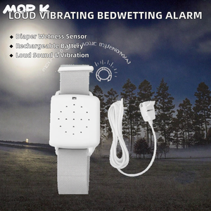 Yüksek Ses Güçlü Titreşim 110dB Akıllı Bebek İdrar Islatma <span class=keywords><strong>Alarm</strong></span>ı Yetişkin Bebekler için Su Geçirmez Yatak Islatma <span class=keywords><strong>Alarm</strong></span>ı - Product Image 2