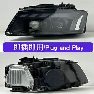 Faros delanteros de proyección de alta luminosidad con aspecto RS5, luces LED dinámicas DRL, piezas de mejora exterior para Audi A5 2008 a <span class=keywords><strong>2011</strong></span> - Product Image 2