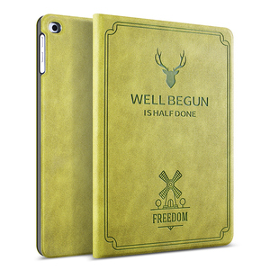 Phong Cách Văn Học <span class=keywords><strong>Retro</strong></span> Chất Lượng Cao Và Vỏ Chống Trượt Đa Chức Năng Deer Và Cối Xay Gió Cho <span class=keywords><strong>iPad</strong></span> 10.2 2019 - Product Image 6