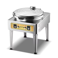 Nouveau plat de cuisson électrique commercial professionnel en acier inoxydable pour crêpes et collations facile à utiliser