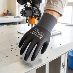 Gants de travail de sécurité industriels durables, bien ventilés, pour le confort et la protection lors des travaux mécaniques - Product Image 6