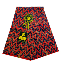 Kain Batik Kente Afrika Organza Emas 100% Katun Carded Mewah Terbaru 2+4 Yard, Ankara Tenun Polos Berat Sedang untuk Anak Laki-laki