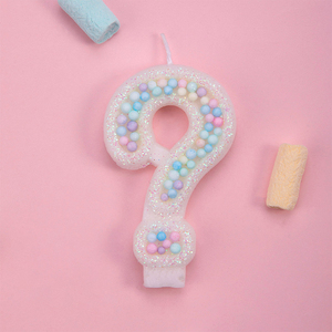 Fête d'anniversaire de bébé, décoration de gâteau de premier anniversaire, décoration de Macaron, particules de bonbons colorées, bougies d'anniversaire décorées - Product Image 2