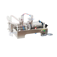 G2WY Piston électrique semi-automatique 2 têtes Verre à boisson Huile Boisson Sauce soja Shampooing Jus Bouteille d'eau Remplissage plastique