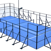 Support amovible pour planche de pickleball, réglable, en alliage d'aluminium, construction en acier, étanche, revêtement en zinc 3,0 mm