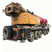 Grue hydraulique mobile d'occasion QY80K de 80 tonnes, équipement de levage pour la construction
