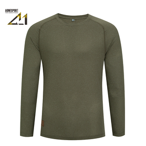 T-shirt de sport pour homme A-1, tricoté, manches longues, séchage rapide, respirant - Product Image 1
