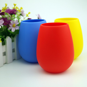 Verre à vin pliable en silicone de qualité alimentaire 400 ml, gobelet à vin - Product Image 2