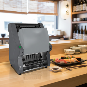 Machine à rouler et à couper les sushis Shineho, prix usine, haute production, <span class=keywords><strong>robot</strong></span>, 3 coques, capacité de 600 pièces/heure pour équipement de cuisine - Product Image 1