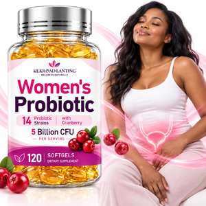 Complément Probiotique pour Femmes à Marque Blanche avec Canneberge, 120 Gélules Molles, OEM ODM, Complément Alimentaire - Product Image 1