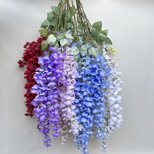 <span class=keywords><strong>Precio</strong></span> barato Falsa boda Wisteria 5 ramas glicinia artificial flores colgantes para techo - Product Image 2