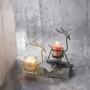 Creative Classic Deer Shape Metal Iron Wire Candleholder Simple Home Living Dining Room Table Decoration for Metal Lanterns - Product Image 3