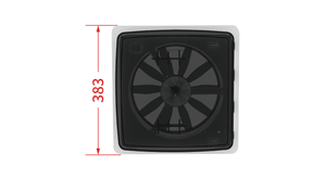 Ventilador de Techo Manual ARANA DC 12V/24V para Caravanas, Barcos y Autocaravanas, Material ABS Resistente, Ahorro de Energía, para Exteriores - Product Image 3