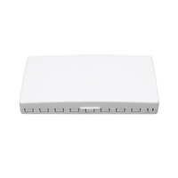 Mini boîtier mural FTTH pour fibre optique, 2, 4 ou 8 ports, anti-vol, pour intérieur