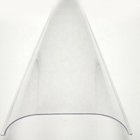 Abat-jour moderne Laiendi en polycarbonate pour diffuseur LED, forme semi-circulaire, pour pièces de lampe