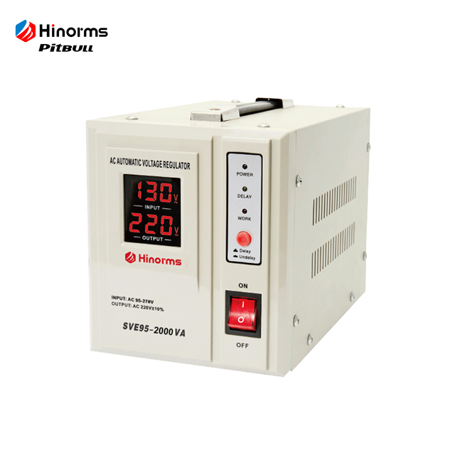AVR Relay Voltage Controller SVE-2KVA Automatic Voltage Regulator Stabilizer High Quality AC 220V Single Phase Pitbull Desktop