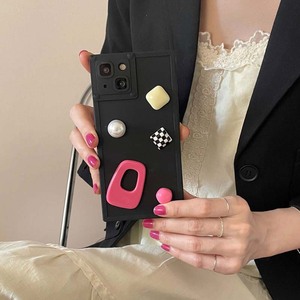 <span class=keywords><strong>Coque</strong></span> de téléphone portable en silicone pour <span class=keywords><strong>Iphone</strong></span> <span class=keywords><strong>11</strong></span> 12 13 14 15 Pro Max, couleur bonbon, design <span class=keywords><strong>carré</strong></span>, décoration géométrique, protection complète - Product Image 6