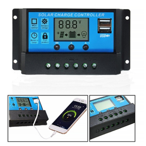 Controlador Solar PWM, Nuevo Modelo 10A 30A 100A 24V 96W, Sistema de Generación de Energía Fotovoltaica Activo, Almacenamiento de Energía Doméstica - Product Image 5