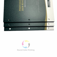 Livret CMJN personnalisé de couleur ronde, service d'impression de catalogue d'impression, livre d'impression de brochures de luxe