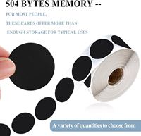 Mini-étiquettes NFC RFID ISO14443A 13,56 MHz, autocollants étanches anti-métal, puces compatibles avec les appareils Tagmo NFC, 25 mm Ntag213