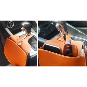 Bolsa colgante para almacenamiento en el coche, caja de almacenamiento para el asiento, bolsa de almacenamiento para coche de cuero PU, bolsa colgante para guardar el teléfono móvil - Product Image 5