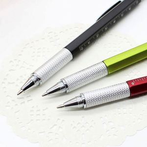 Jw3 6 in 1 Tool Multi Function <b>Pen</b> With Logo Wholesale Stylus Multifunction Multitool Multi-Function Ballpoint Ball - Product Image 5