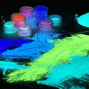 Commercio all'ingrosso glow in polvere pigmento premium neon pigmento notte glow polvere per bagliore nel buio di stampa, rivestimento - Product Image 1