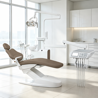 Fauteuil dentaire avec système de désinfection automatique, 9 positions mémoire, éclairage LED, équipement de traitement clinique
