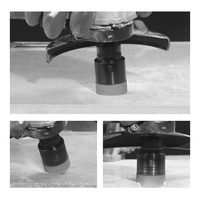 Kit de forets diamantés brasés sous vide pour carrelage en porcelaine, céramique, marbre, brique, béton, utilisation humide ou sèche