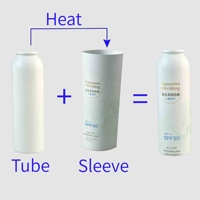 Manchons thermorétractables en PVC/PET imperméables, directement de l'usine, pour bouteilles en plastique, canettes métalliques, bocaux en verre, emballages de boissons, produits ménagers