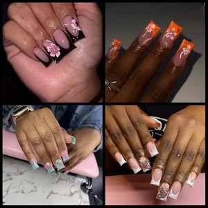 Aillsa 500 Uds./Bolsa Puntas de <span class=keywords><strong>Uñas</strong></span> de Media Cobertura Personalizadas, <span class=keywords><strong>Uñas</strong></span> Postizas Francesas XL, Extensión Acrílica, Puntas Transparentes Tipo Pata de Pato - Product Image 6