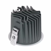Spot LED encastré moderne en aluminium 15W, étanche IP65, dimmable, CRI 95 élevé, avec support et accessoires pour luminaire