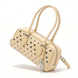 Bolso de Hombro de Moda Europeo-Americano para Mujer, Estilo Almohada con Cierre de Cremallera, Bolso de Mano para Debajo del Brazo - Product Image 1