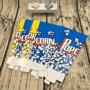 CLP Cholyn Classic Boîte d'emballage de seau à pop-corn jaune <span class=keywords><strong>et</strong></span> bleu gaufrage mat pour chewing-gum Sushi chips de pomme de terre - Product Image 5